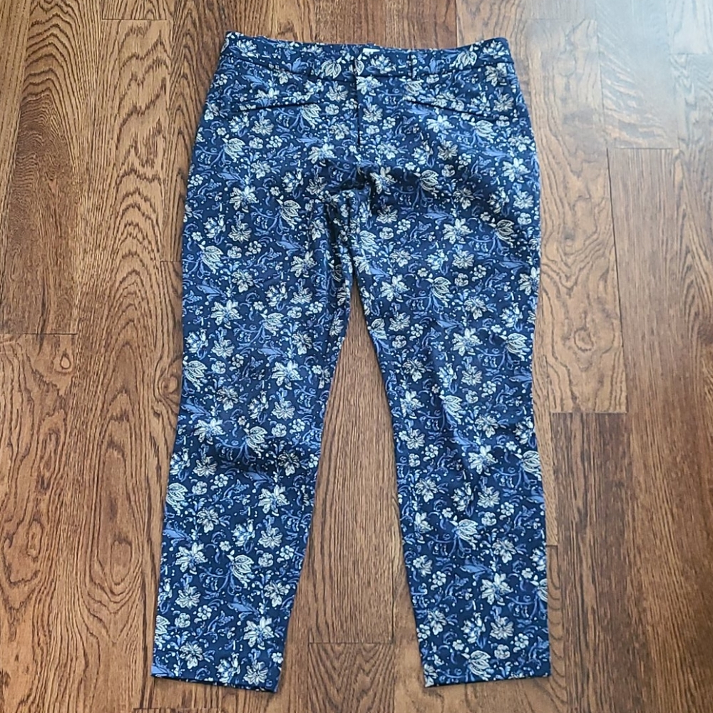 Gap Skinny Ankle Floral Pants sz 10R